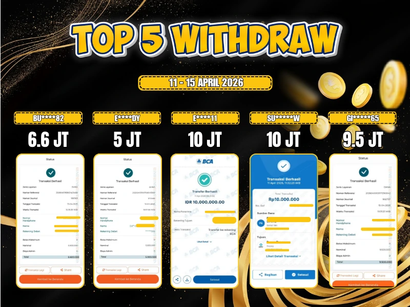 TOP 5 WD 11 - 15 april 2026