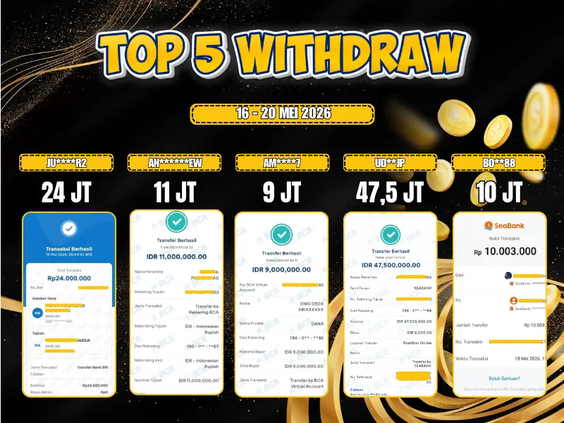 TOP 5 WD 16 MEI - 20 MEI 2026